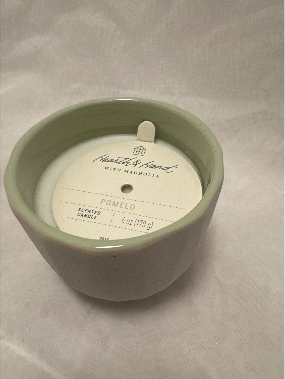 Hearth & Hand with Magnolia Pomelo Scented Candle 6 oz Ceramic Container